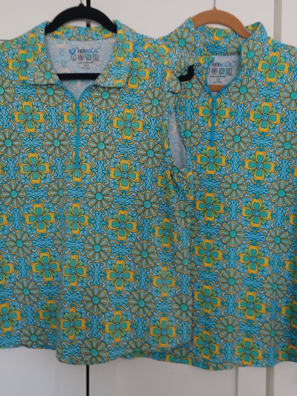 Ibkul XL Golf, Tennis or Casual Sleeveless Top AND Long Sleeve Cover Top